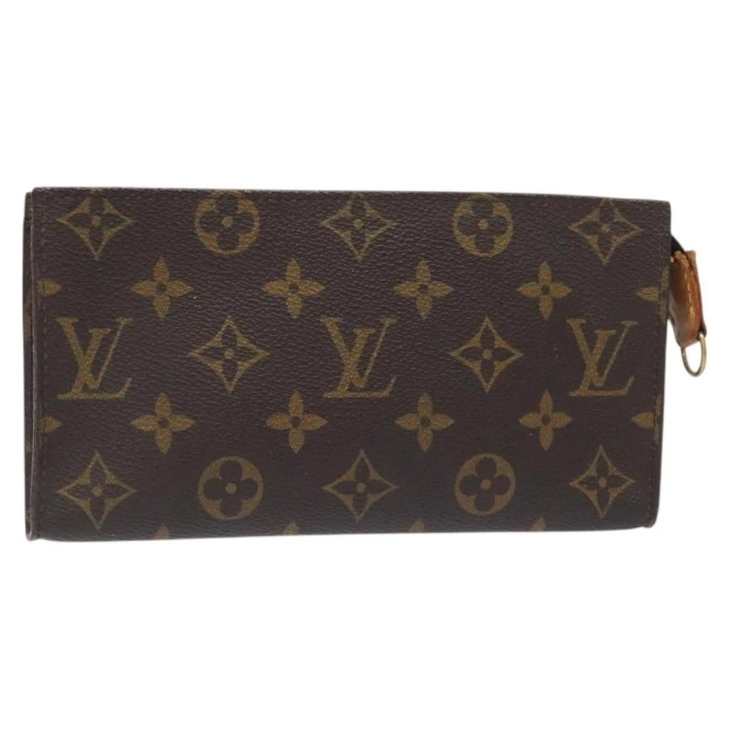 Louis Vuitton Monogram Bucket Gm Accessory Pouch Lv Auth Sw1060